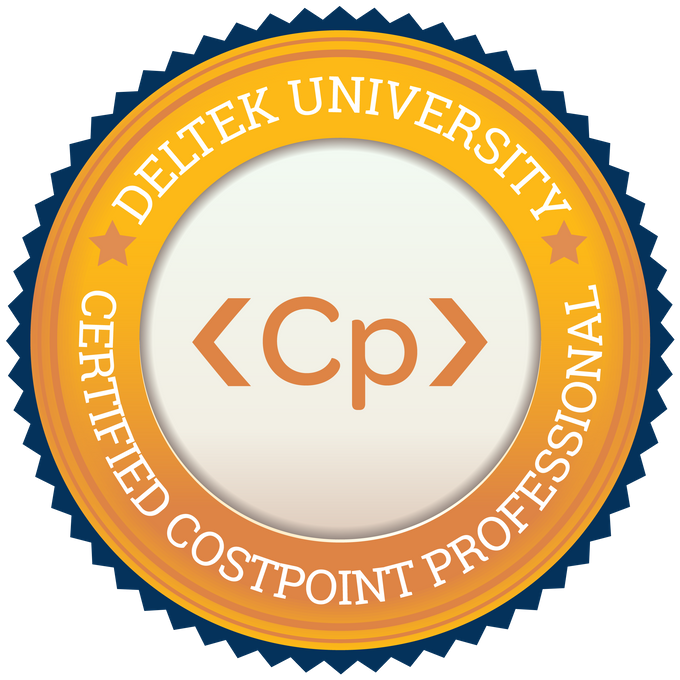 Deltek University Certified Costpoint  Professional